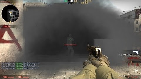 Csgo see through smoke bug??!!
