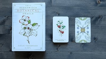 Hedgewitch Botanical Oracle Flip Through