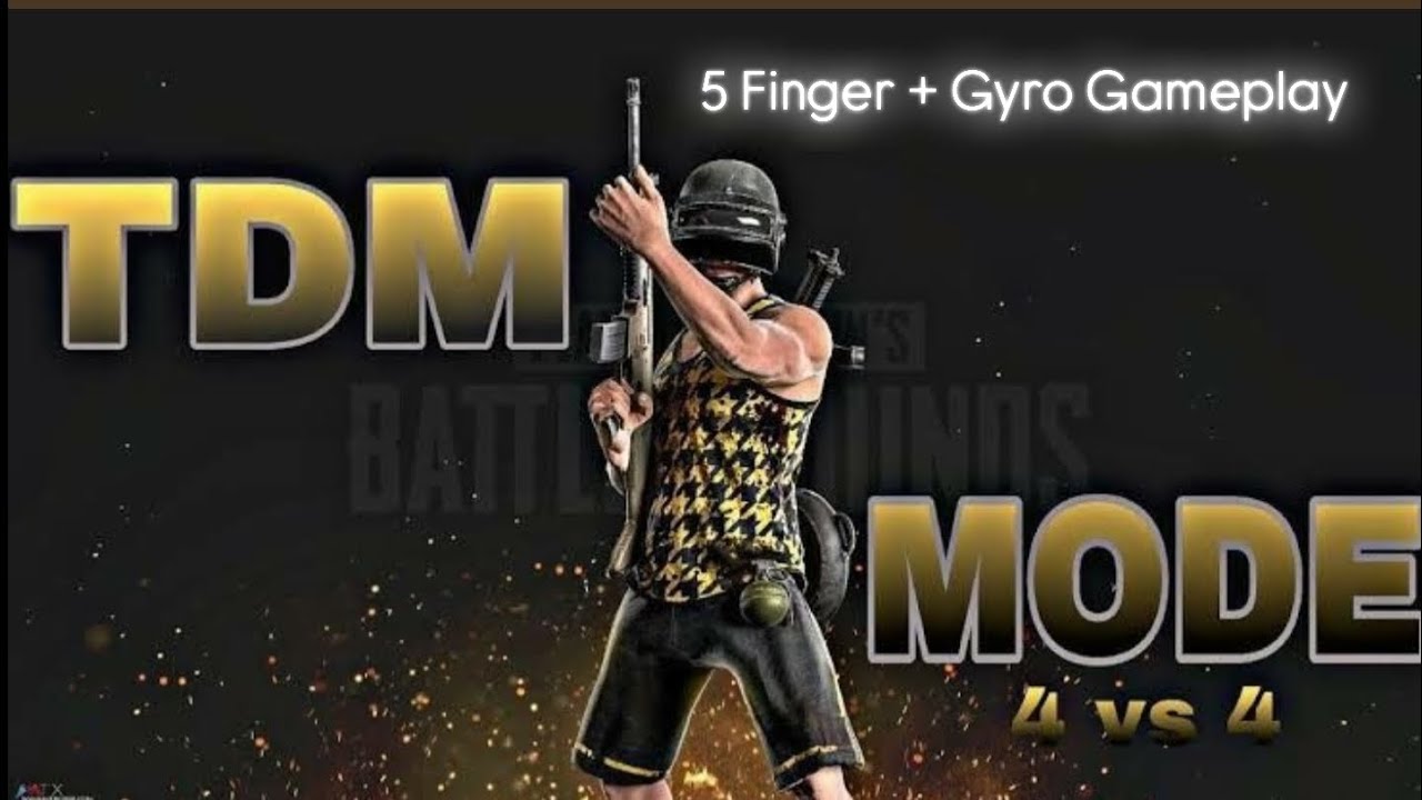 TDM Gameplay 5 finger + Gyro Gameplay ❤️‍🔥