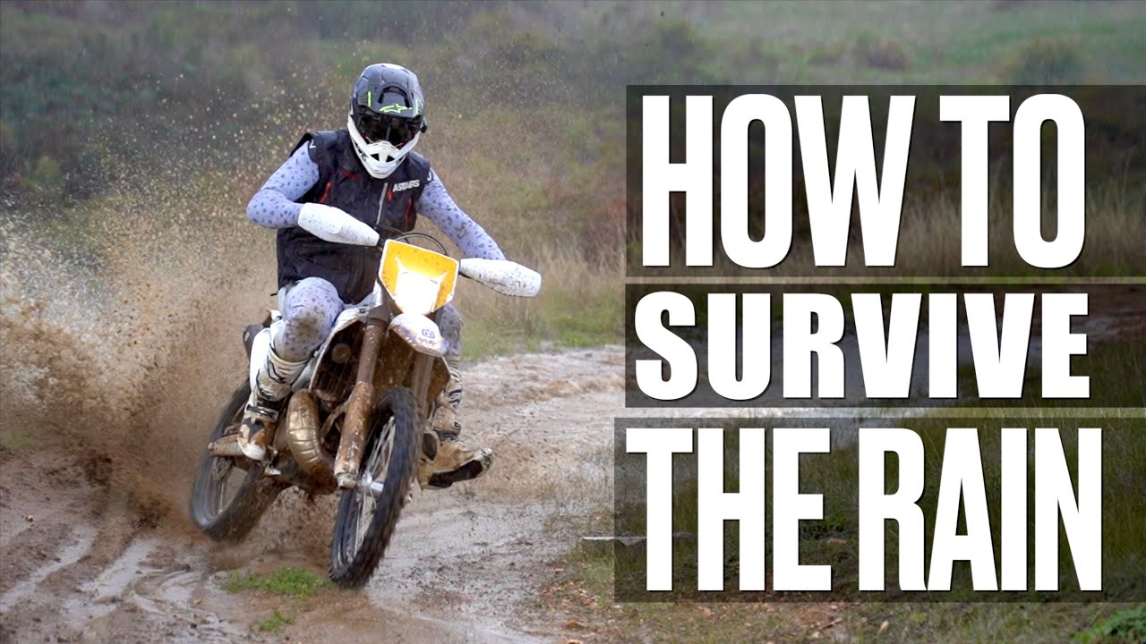 The secret to riding slippery terrain Husqvarna TE300