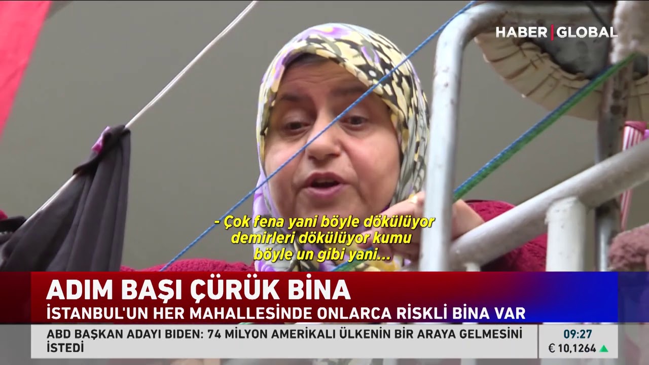İstanbul'da Adım Başı Çürük Bina! Çürük Raporlu Binada Satılık Daire Var