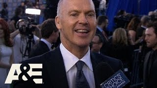 Michael Keaton on the Red Carpet - 2015 Critics' Choice Movie Awards | A&E