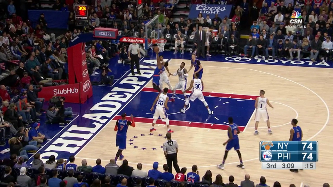 Philadelphia 76ers vs. New York Knicks | Game Recap | 3/3/17 - YouTube