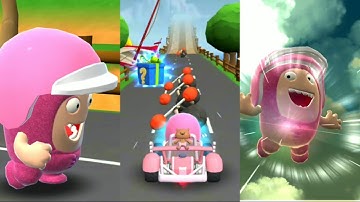 Oddbods Turbo Run - Racing 🏁Newt Challenge Gameplay Android, iOS | Kick Tom