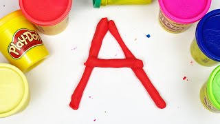 Abc Song Learning Abc Letter Alphabets With Playdoh