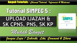 Tutorial Simpeg 5 | Cara upload menu keluarga menu pendidikan dan menu pekerjaan cek yuk