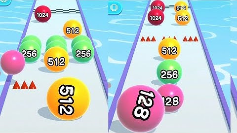 Ball Run 2048 Gameplay Level 34 - 37 ( Android & IOS GamePlays )