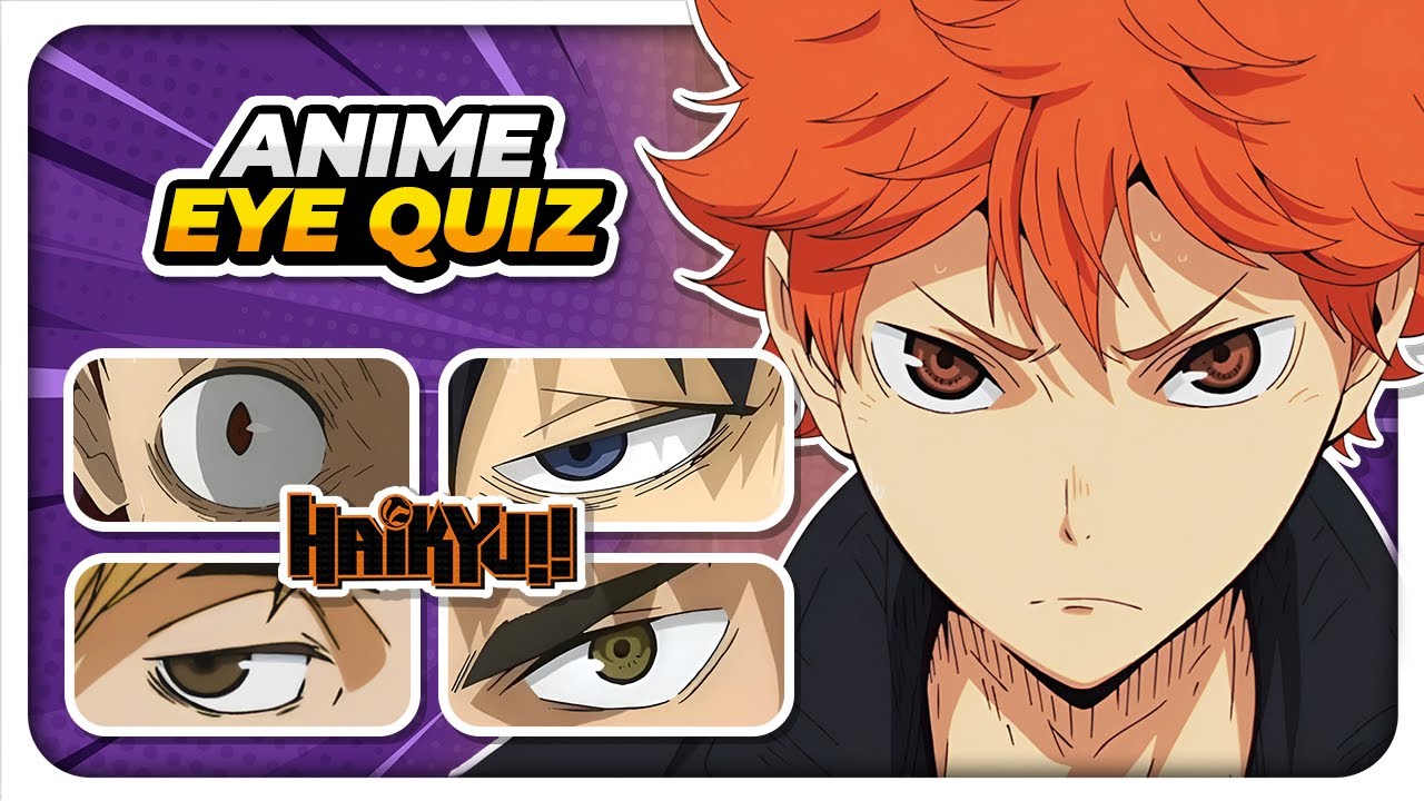 ANIME EYE QUIZ 👁️ HAIKYUU!! | Can You Guess That Anime Character By Their Eye?
