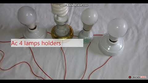 Home Automation 4-AC lamps on off Through Tv Remote