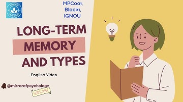 Long-Term Memory and It’s types in English|| Process of Consolidation, Implicit and Explicit Memory