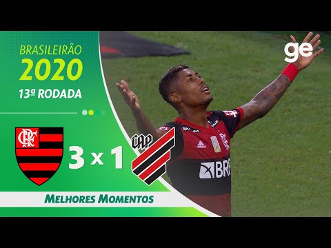 FLAMENGO 3 X 1 ATHLETICO-PR | MELHORES MOMENTOS | 13ª RODADA BRASILEIRÃO 2020 | ge.globo