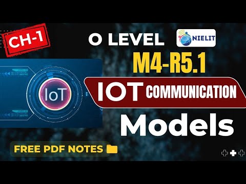 IoT Communication Models Explained in Hindi | Chapter 1 | O’Level M4-R5.1