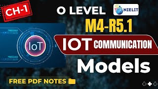 IoT Communication Models Explained in Hindi | Chapter 1 | O’Level M4-R5.1