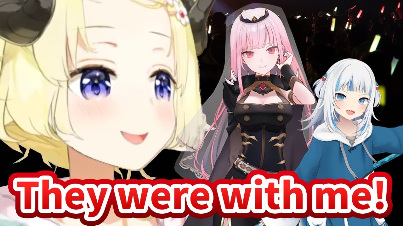 Watame felt secure knowing Gura and Calliope were with them