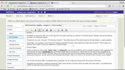How to Add a Chapter to an Existing Story on FanFiction.net or FictionPress.com
