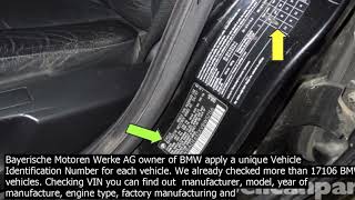 Bmw vin number location vin decoder bmw vin vehicle identification is the basic thing when
