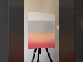 How i paint sunset clouds  with acrylics  shorts acrylicpainting art painting artwork