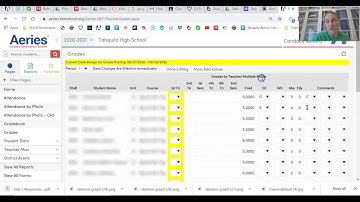 Aeries Mass Adding Comments to Grades