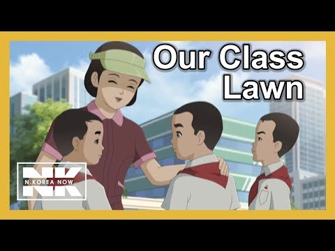 North Korean anime "Our Class Lawn"