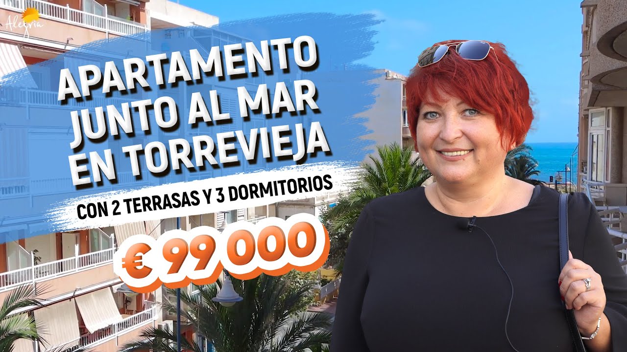 Viviendas en España | Piso de tres habitaciones junto al mar en Torrevieja