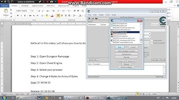 1 Hit 1 Kill Dungeon Rampage with Cheat Engine