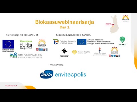 KASE Biokaasuwebinaari ensimmäinen osa