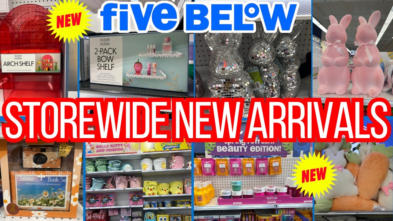 NEW FiVe BeLoW SPRING & EASTER 2026 MUST HAVES🐰🌸5 BELOW NEW ARRIVALS SHOP W/ME #new #fivebelow 