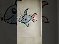 fish# drawing #easy and beautiful #YouTube #short video