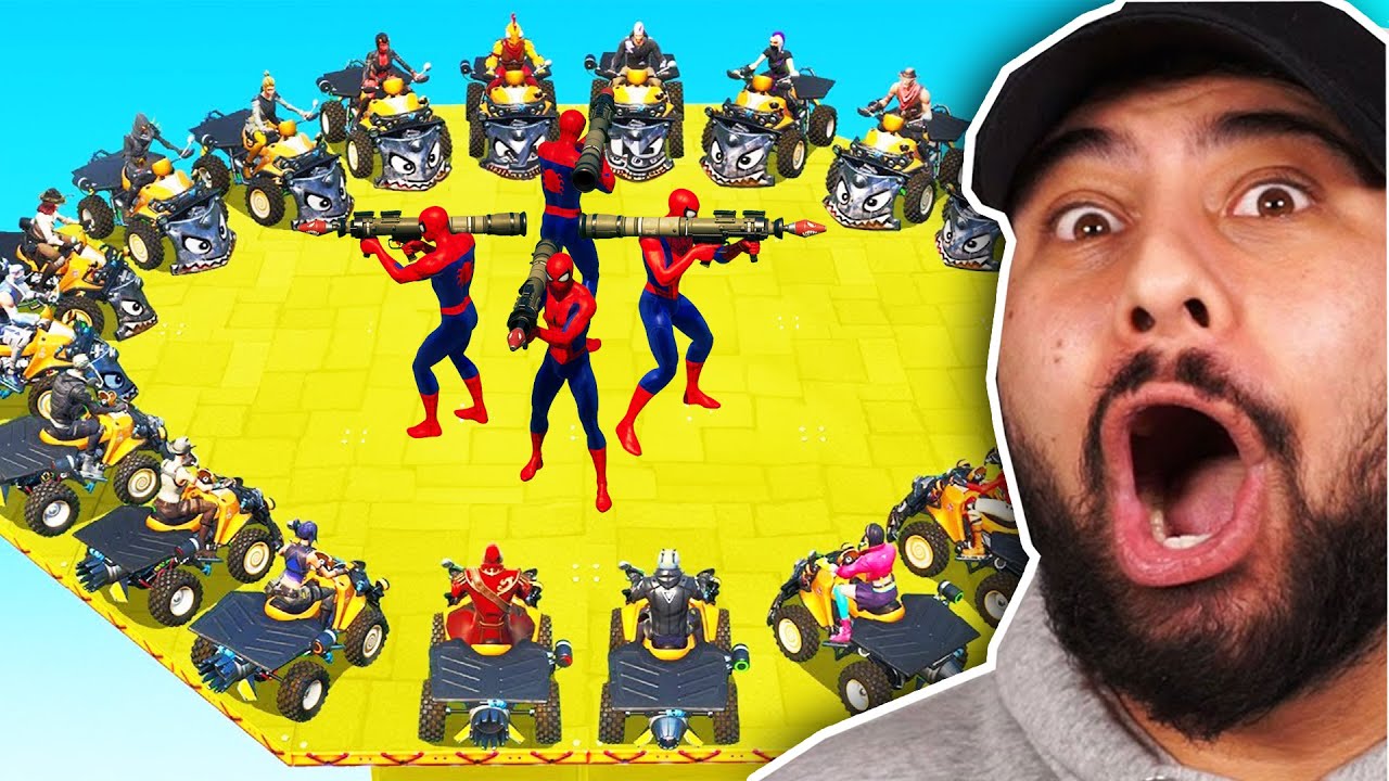 ER CHEATET bei ROCKET vs CARS in Fortnite!