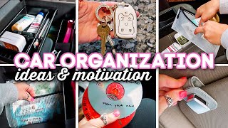 CAR ORGANIZATION // Ideas & Motivation