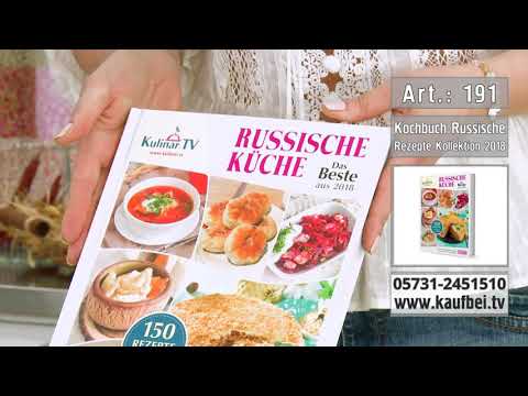 KOCHBUCH "Russische Rezepte" Kollektion das BESTE aus 2018 auf DEUTSCH
