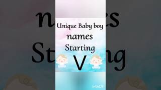 Baby Boy Names Starting With V,व