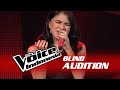 Gloria Maria "Wrecking Ball" I The Blind Audition I The Voice Indonesia 2016