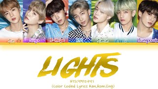 BTS (방탄소년단) 'Lights' (Color Coded Lyrics Kan,Rom,Eng)