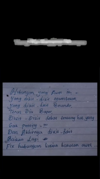 Story wa || Tak Ingin Pergi
