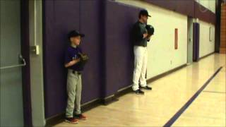 WALL DRILL-PREVENTS THROWING ARM OVER ROTATION