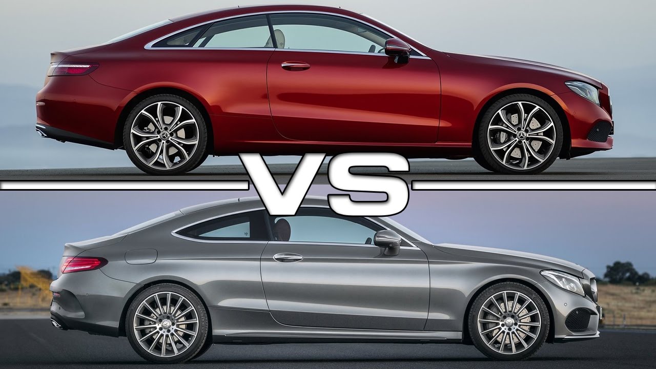 2018 Mercedes E-Class Coupe vs 2017 Mercedes C-Class Coupe ...