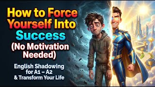 The SHOCKING Truth About Achieving Success Without Motivation ||  English Shadowing for A1 – A2