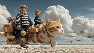 Surreal AI Short Film＊The Beautiful Footsteps of Animals Echoing Across the Desert