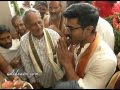 Ram Charan & Allu Sirish at Chiranjeevi Birthday 2016 Special Pooja