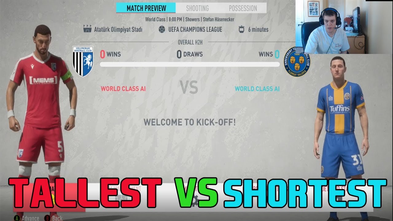 Shortest Player In Fifa 20