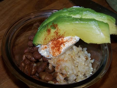 Pinto, Red, Beans, Rice, Avacado Chef John The Ghetto Gourmet