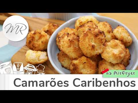 Caribbean Shrimp in the Air Fryer - Oil-Free Fryer - Maurício Rodrigues