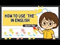 Learn English In A Minute! (How to use “the”) #englishlearningclass #englishlearning #english