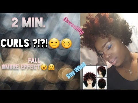 2 Min. Curls!?!?! 😍😎 fall 2017 ombre effect