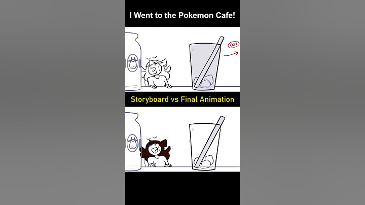 Storyboard vs Animation: The Pokemon Cafe! (shot 6)