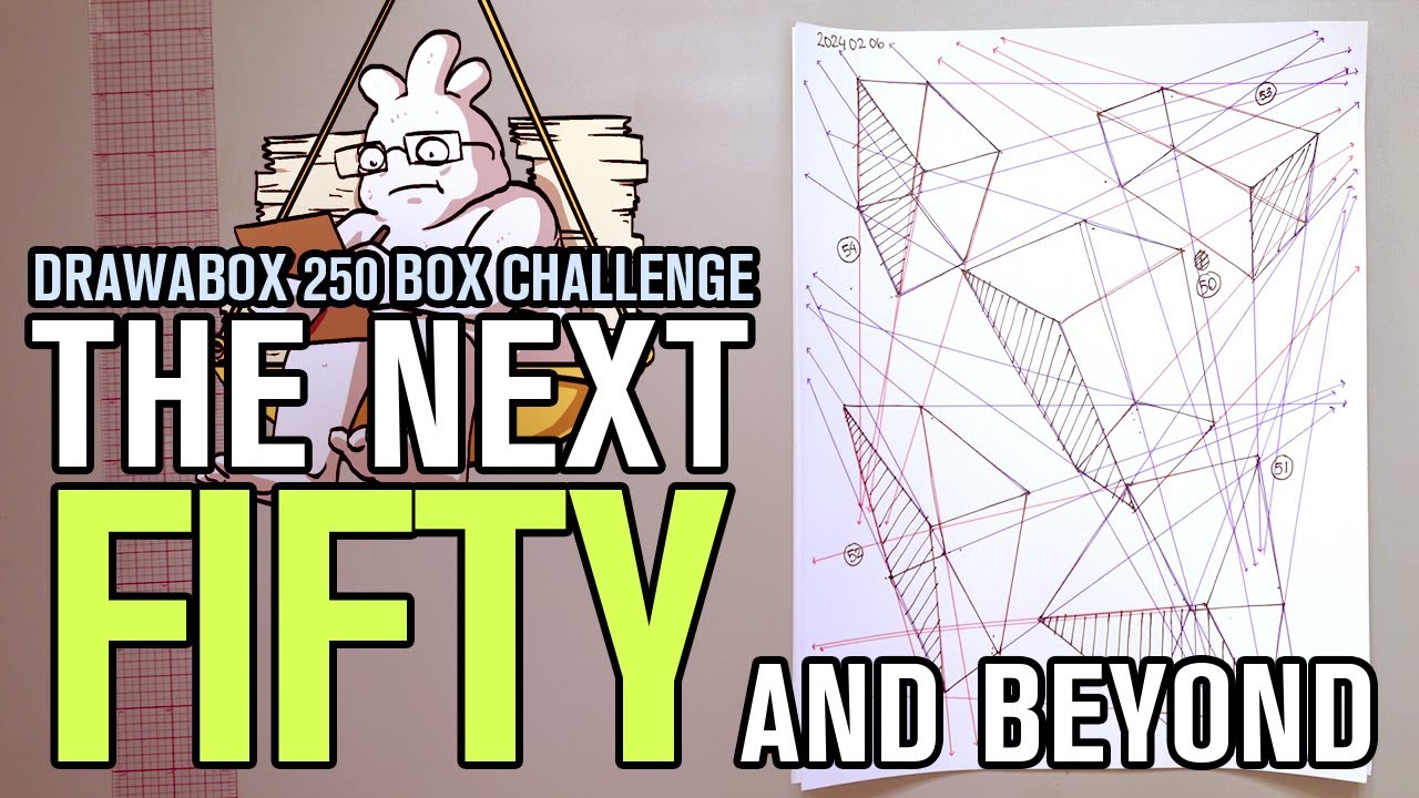 Drawabox 250 Box Challenge: Следующие пятьдесят