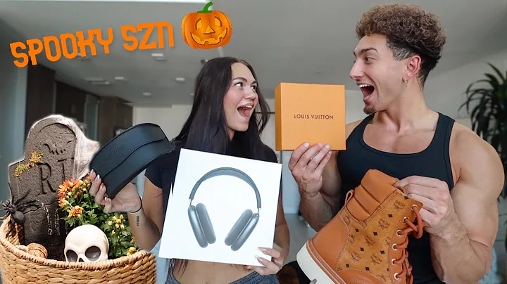 WE MADE EACH OTHER SPOOKY BASKETS!!