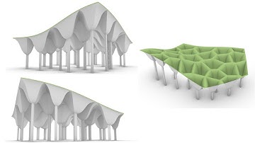 Voronoi Column Structure | Inspired by Little Island project