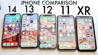 iPhone 14 Vs iPhone 13 Vs iPhone 12 Vs iPhone 11 Vs iPhone XR! (Comparison) (Review)